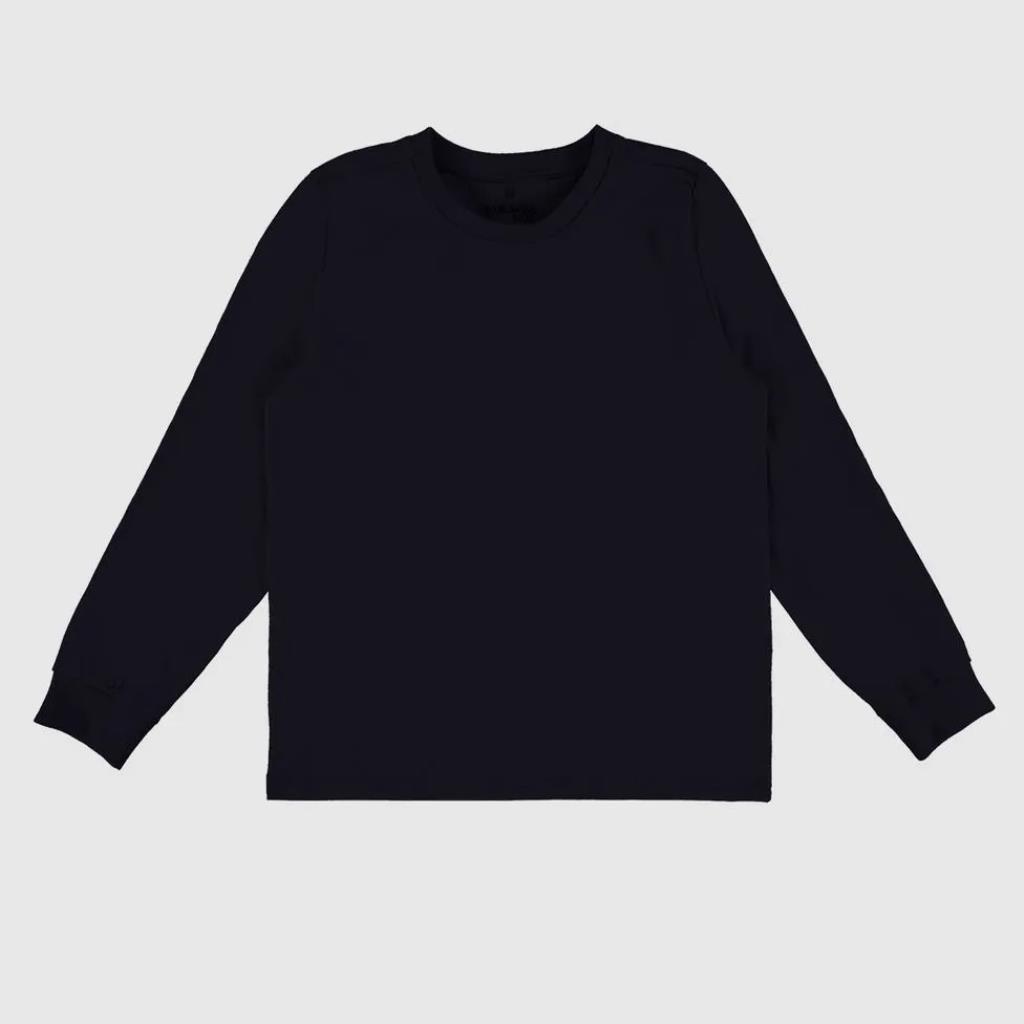BLUSA PRETA TAM 3 INVERNO MALWEE