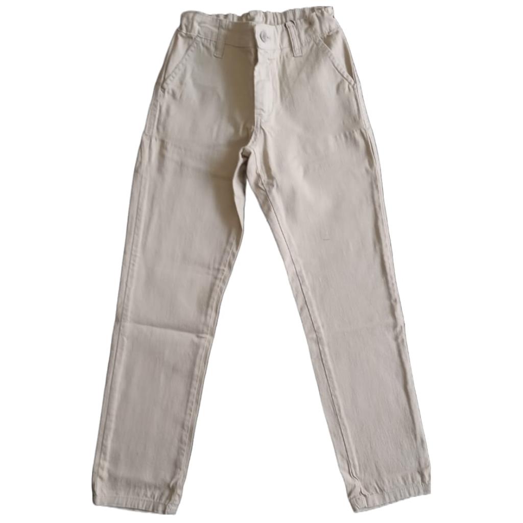 CALCA MASCULINA BRIM CINTURA AJUSTAVEL TAM 8 JULY