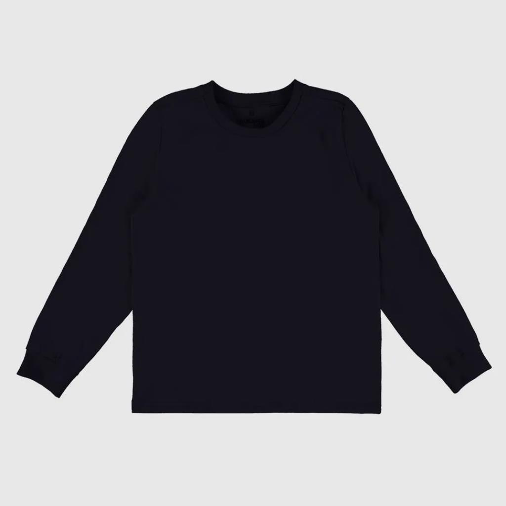BLUSA PRETA TAM 10 INVERNO MALWEE