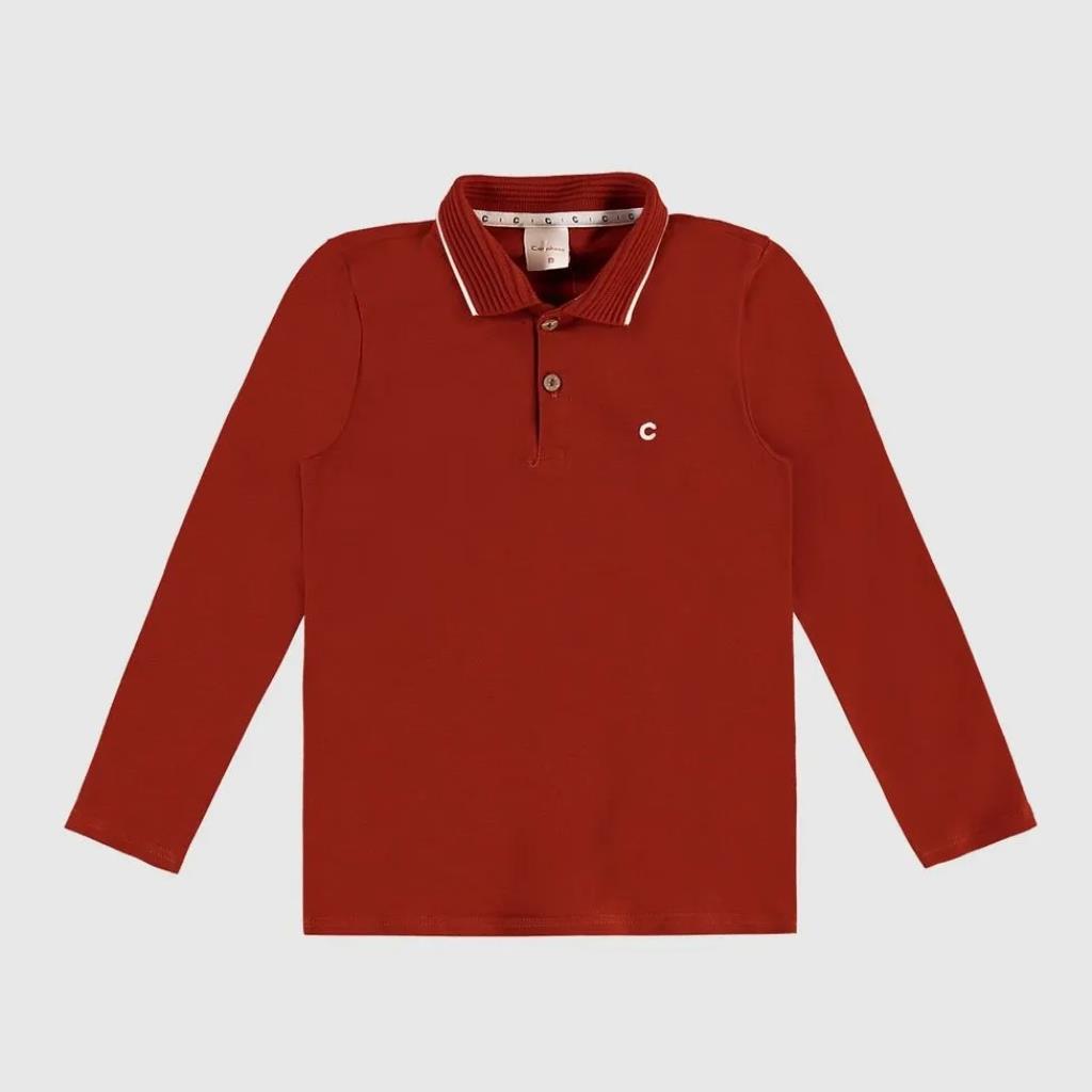 CAMISA POLO INVERNO TAM 1 CARINHOSO