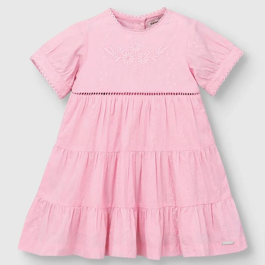 VESTIDO VERAO TAM 2 CARINHOSO ROSA