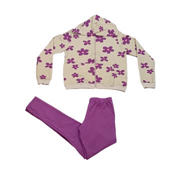 CONJ FEM MOLETOM ZIPER/CAPUZ/BOLSO TAM 12 MALWEE