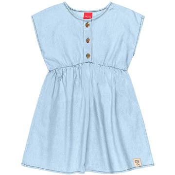 VESTIDO TECIDO CHAMBRAY TAMANHO 6 KELY KETY