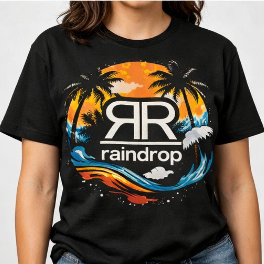 Camiseta Preta Estampa DTF Black003 P-M-G-GG