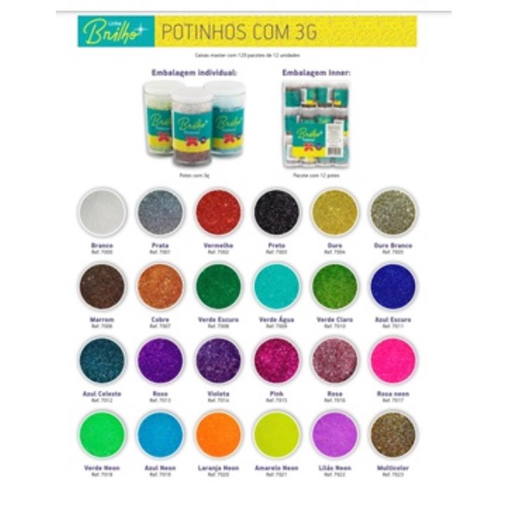 GLITTER POT 3 GR VER AGUA