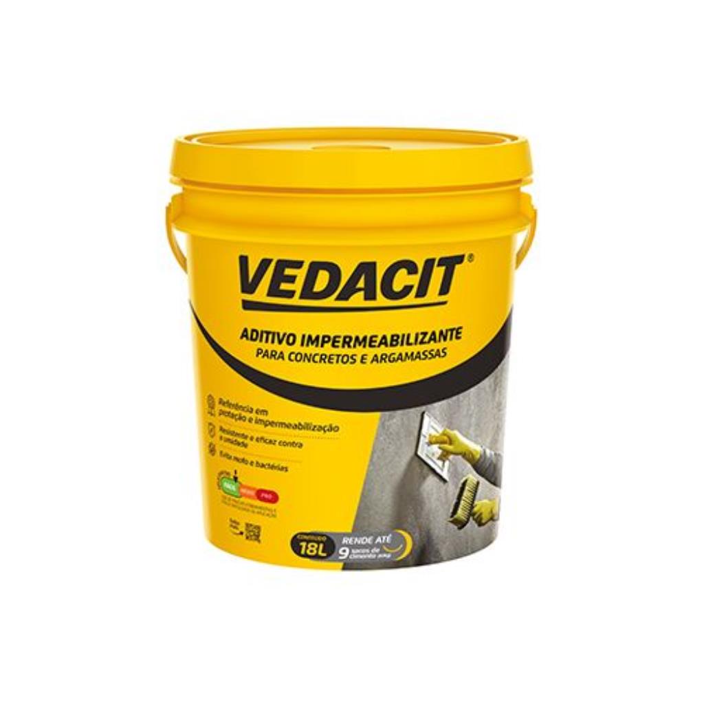 VEDACIT IMPERMEABILIZANTE P/ CONCRETO E ARGAMASSAS 18L