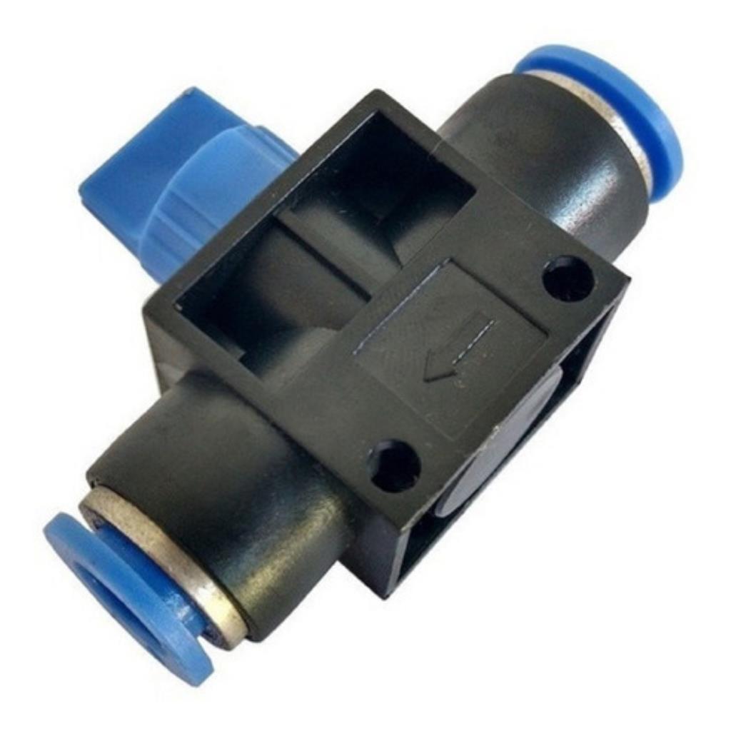 Válvula Pneumática De Bloqueio De Fluxo Tubo X Tubo Ø 6 Mm
