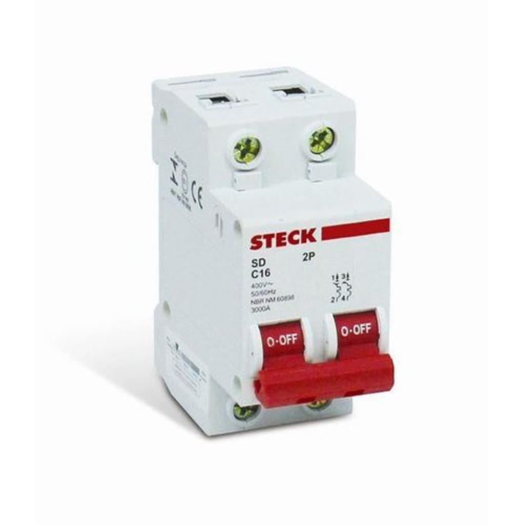 STECK - DISJUNTOR DIN BIP 20A CURVA C