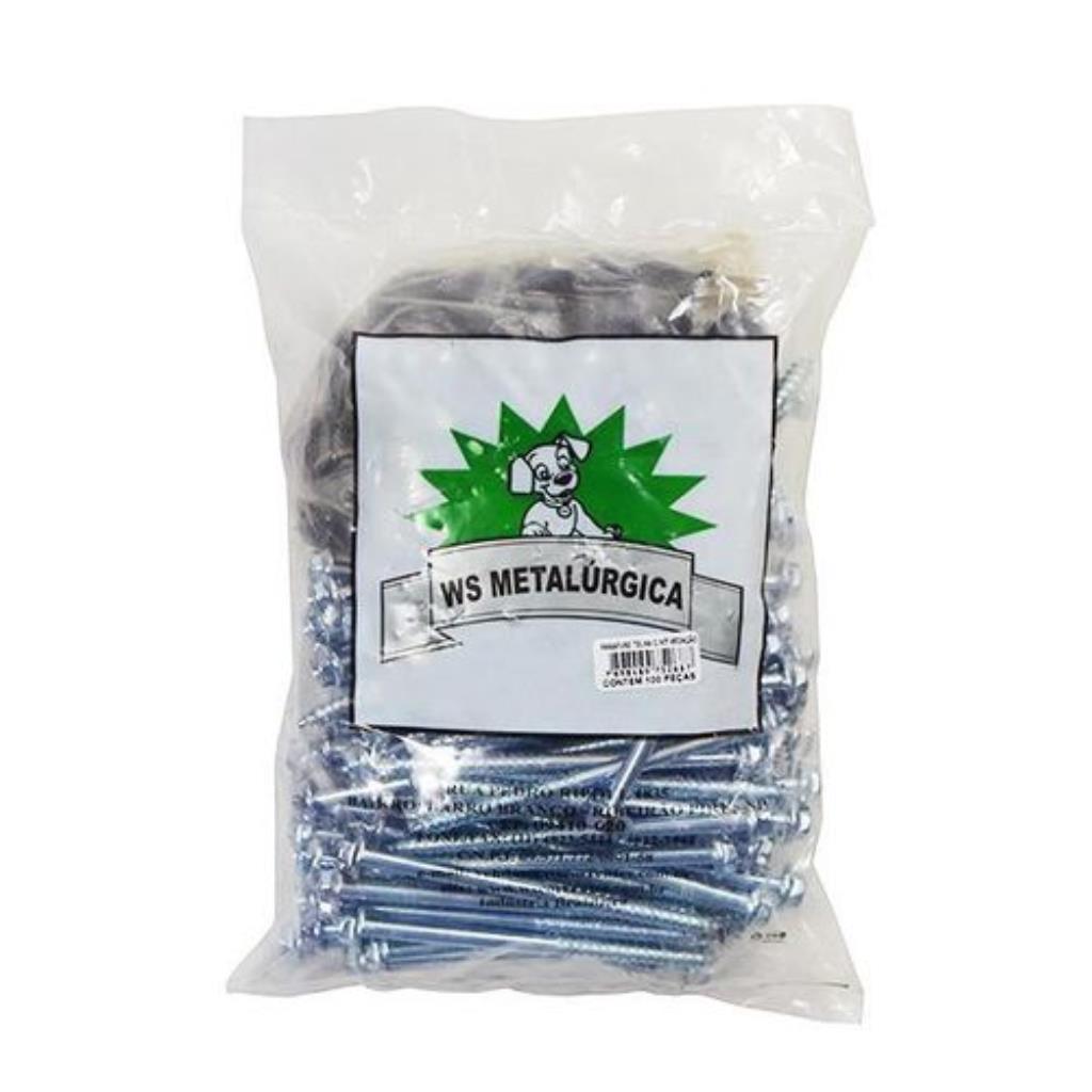 PARAFUSO TELHA FIBROCIMENTO  5/16X110MM C/ CONJ VEDAÇAO