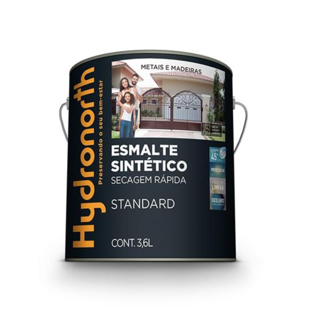 HYDRONORTH - TINTA ESM STAND SINT BRILH 3,6L PLATINA