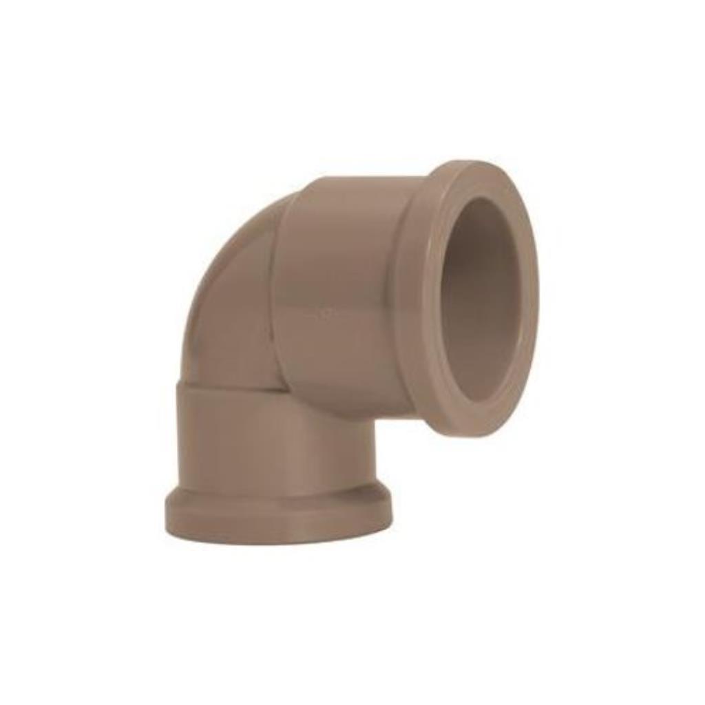 JOELHO SOL MARRON LL 1/2X90 AMANCO