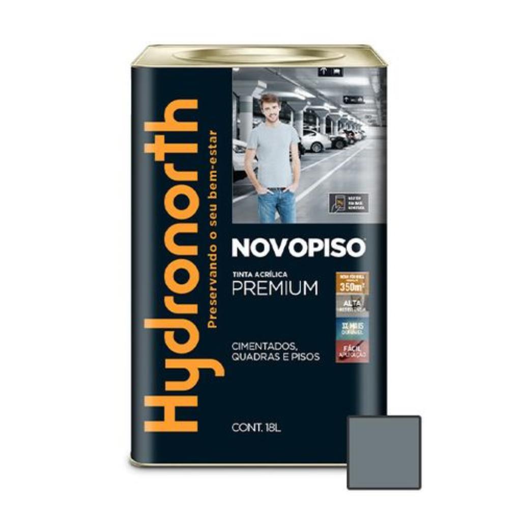 TINTA ACRÍLICA PISO CINZA 18L NOVOPISO