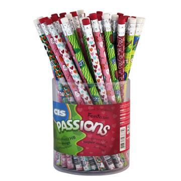 Lápis Preto design Fantasia Passions CIS borracha super macia