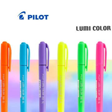 Caneta Destaca Texto Pilot Lumi Color 200-SL Azul, Rosa ou Verde
