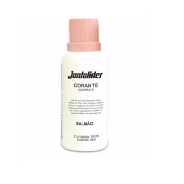 Corante Juntalider Salmão - 50 ml (p/colorir tintas a base d'água, acrílica, PVA e látex)