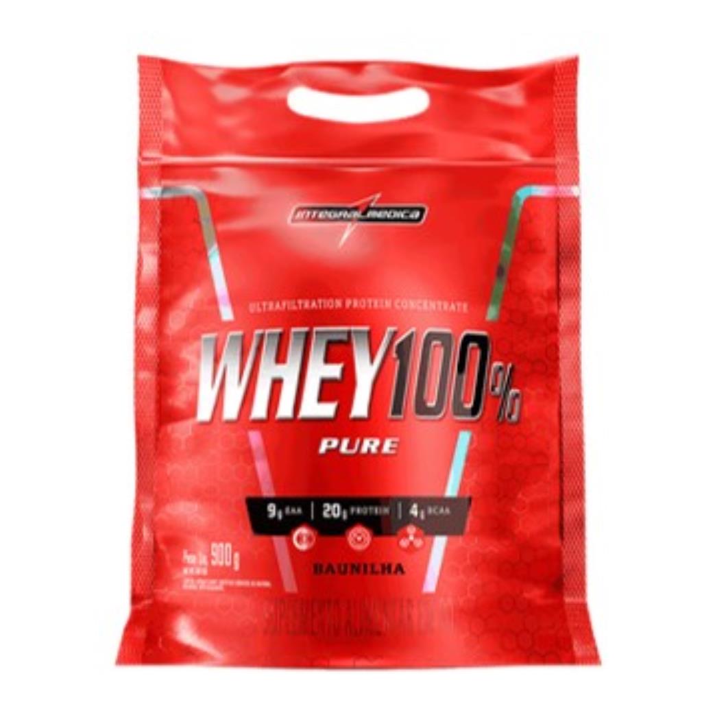 WHEY 100% PURE REFIL 907G - CHOCOLATE - INTEGRALMEDICA