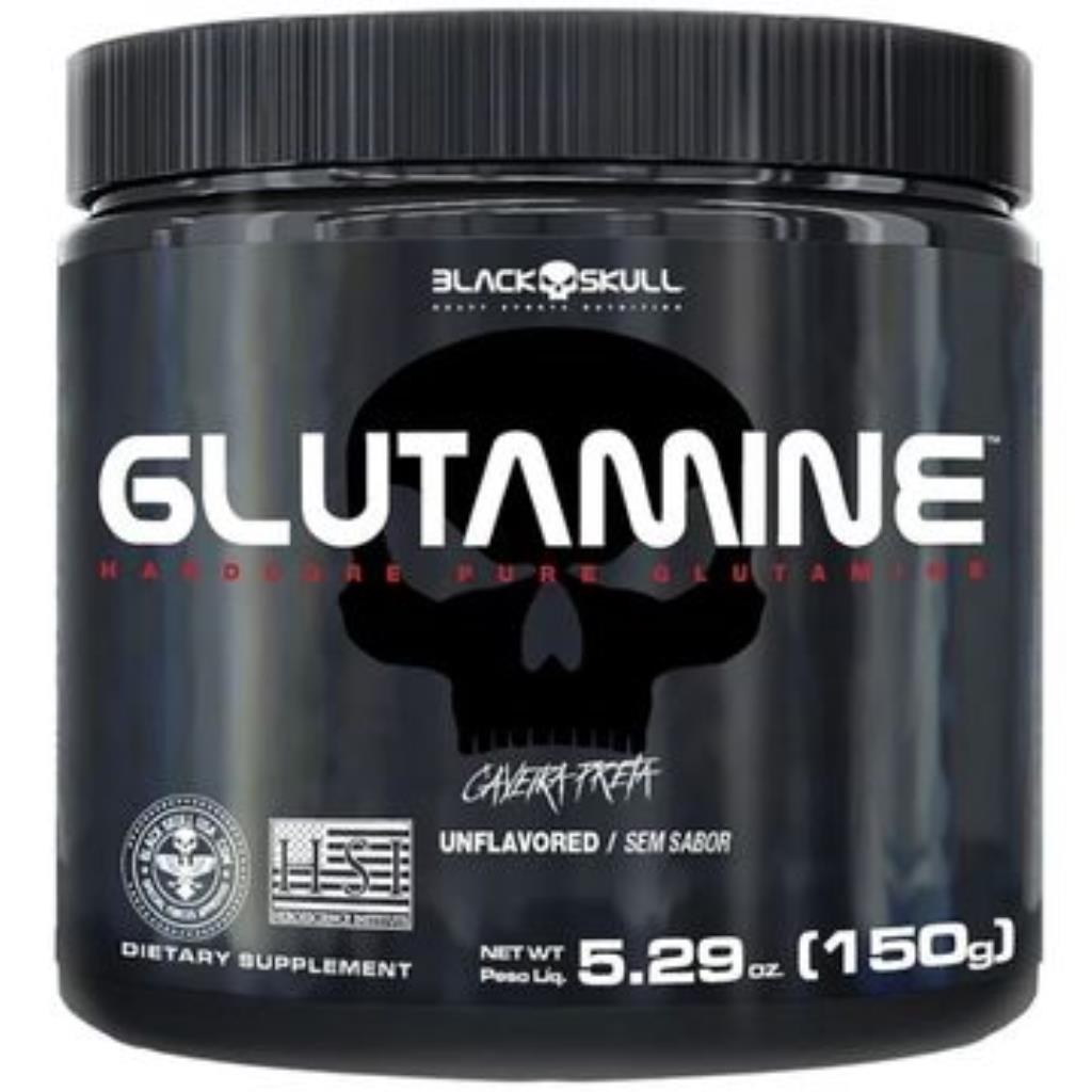 GLUTAMINA 150G - BLACK SKULL