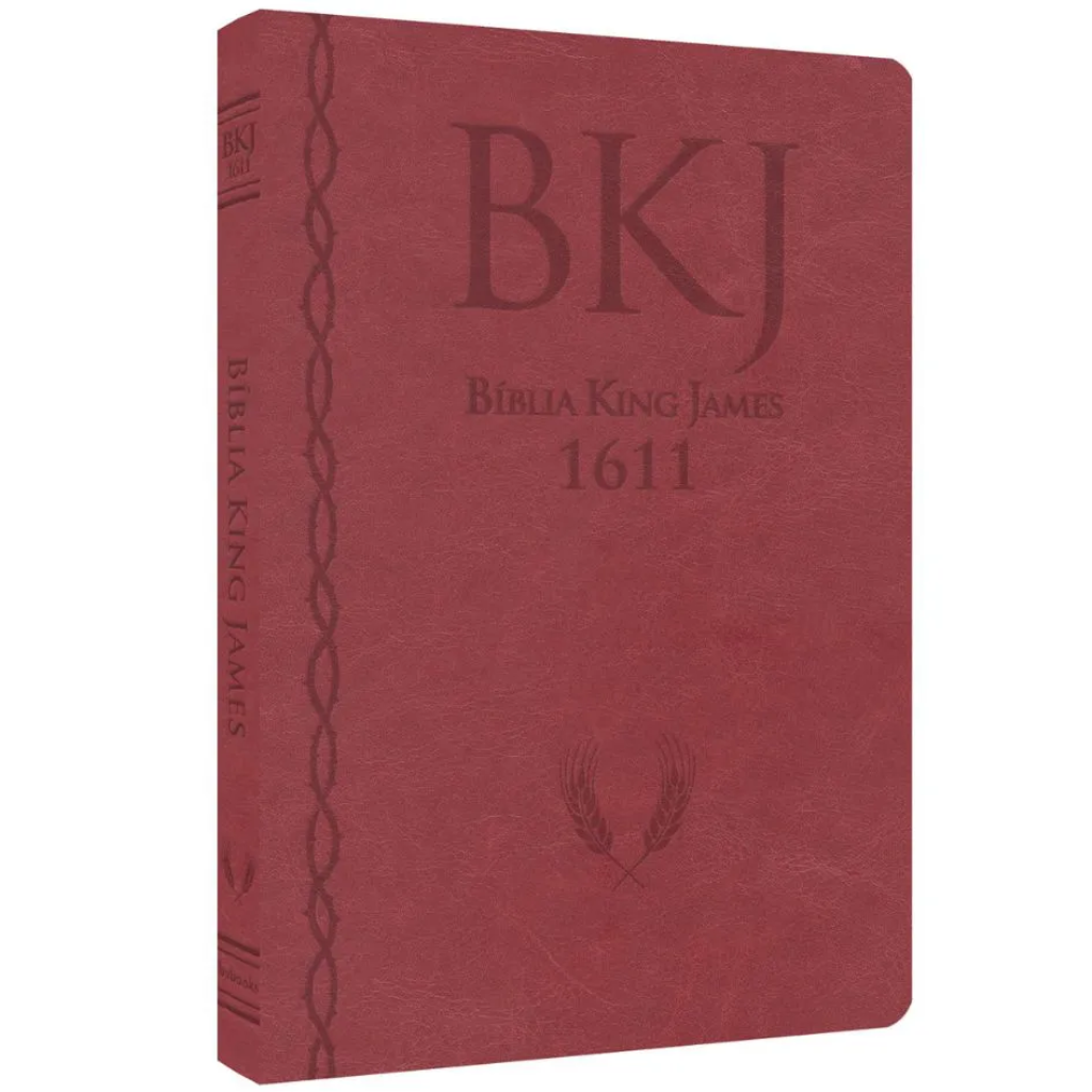 BÍBLIA KING JAMES 1611 ULTRAFINA AMPLIADA ( VERMELHA)
