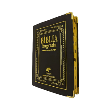 BIBLIA LETRA JUMBO COM HARPA- PRETA