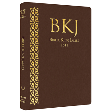 BIBLIA KING JAMES 1611 ULTRAFINA SLIM - MARROM