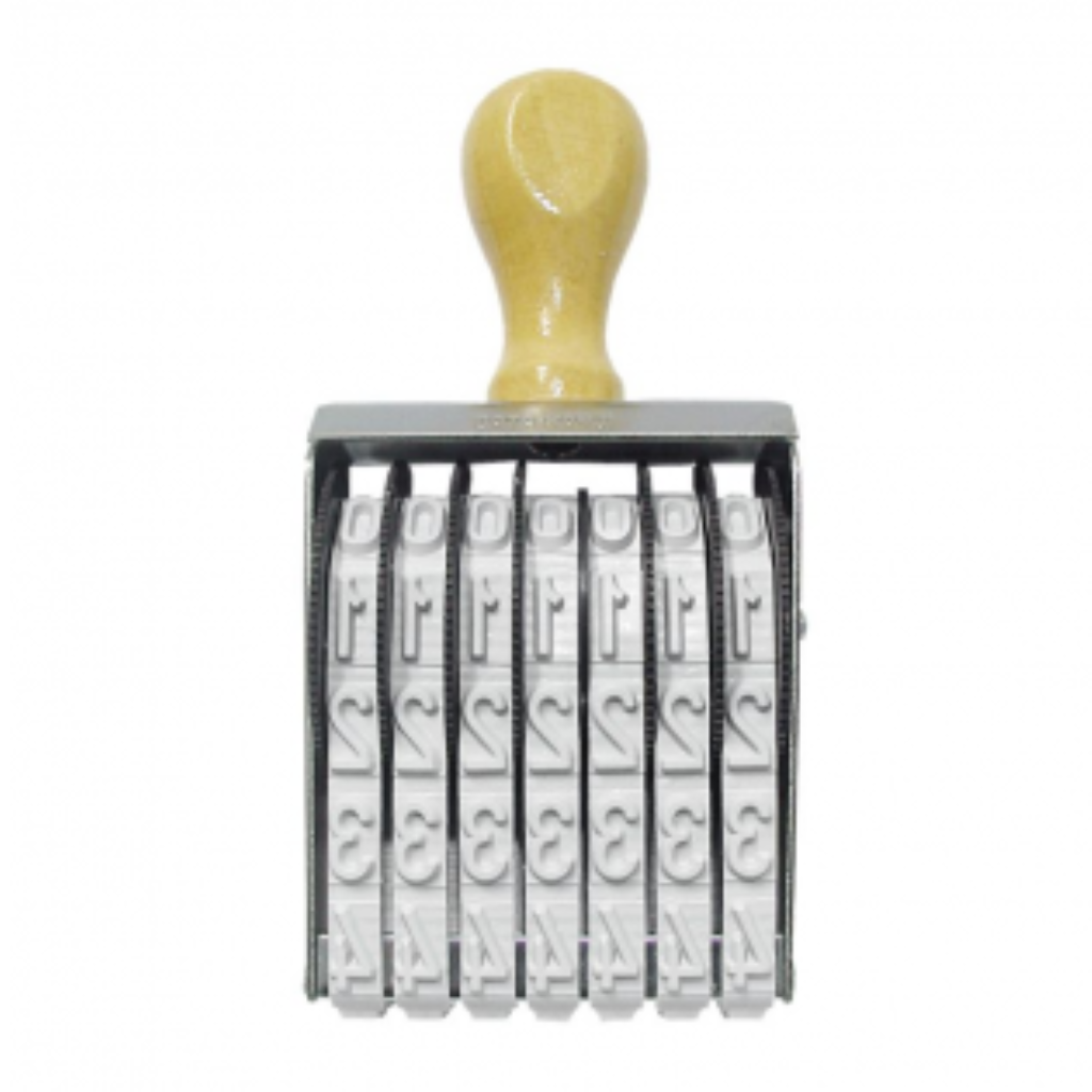 NUMERADOR 10MM 07 DÍGITOS COMUM