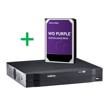 MHDX 1104 Gravador digital de 4 canais 720p com HD 1TB