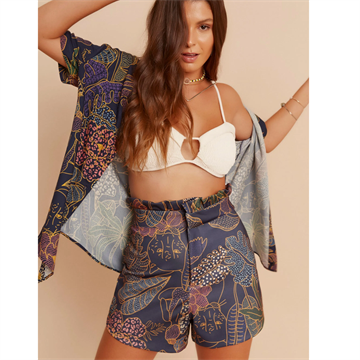 SHORT CURTO PARAISO RABISCADO