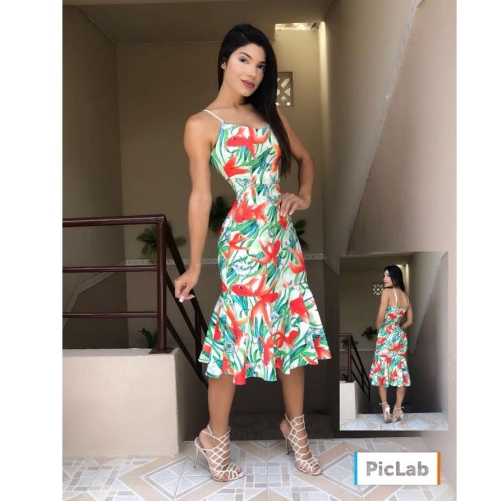 CONJUNTO SAIA MIDI E TOP ESTAMPADO