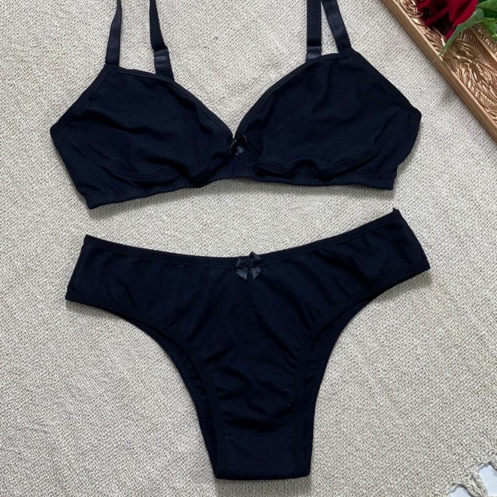 [TAM. M] CONJUNTO BASICO EM PRETO