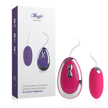 OVO VIBRATÓRIO MULTIVELOCIDADE  MAGIC BULLET CORES DIVERSAS