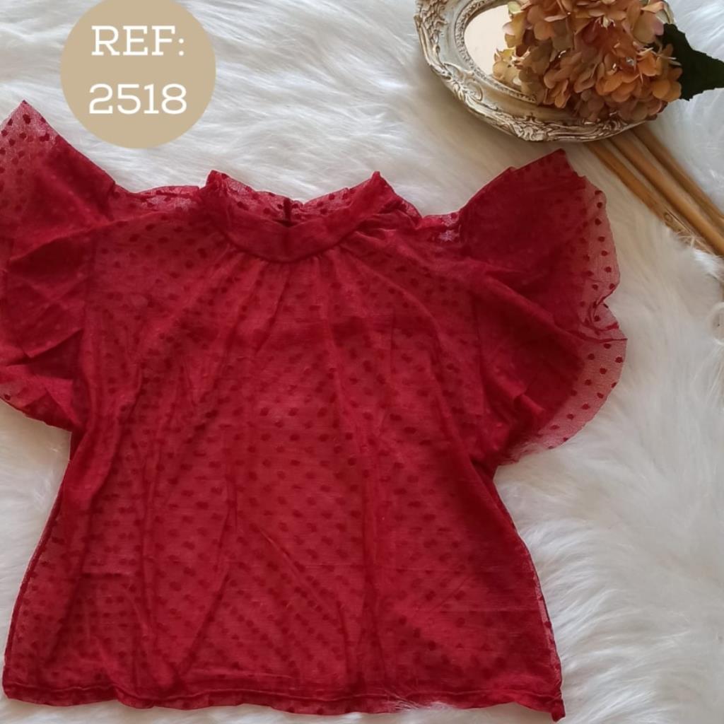 [TAM. M] BLUSA DE TULE POA DIVINO