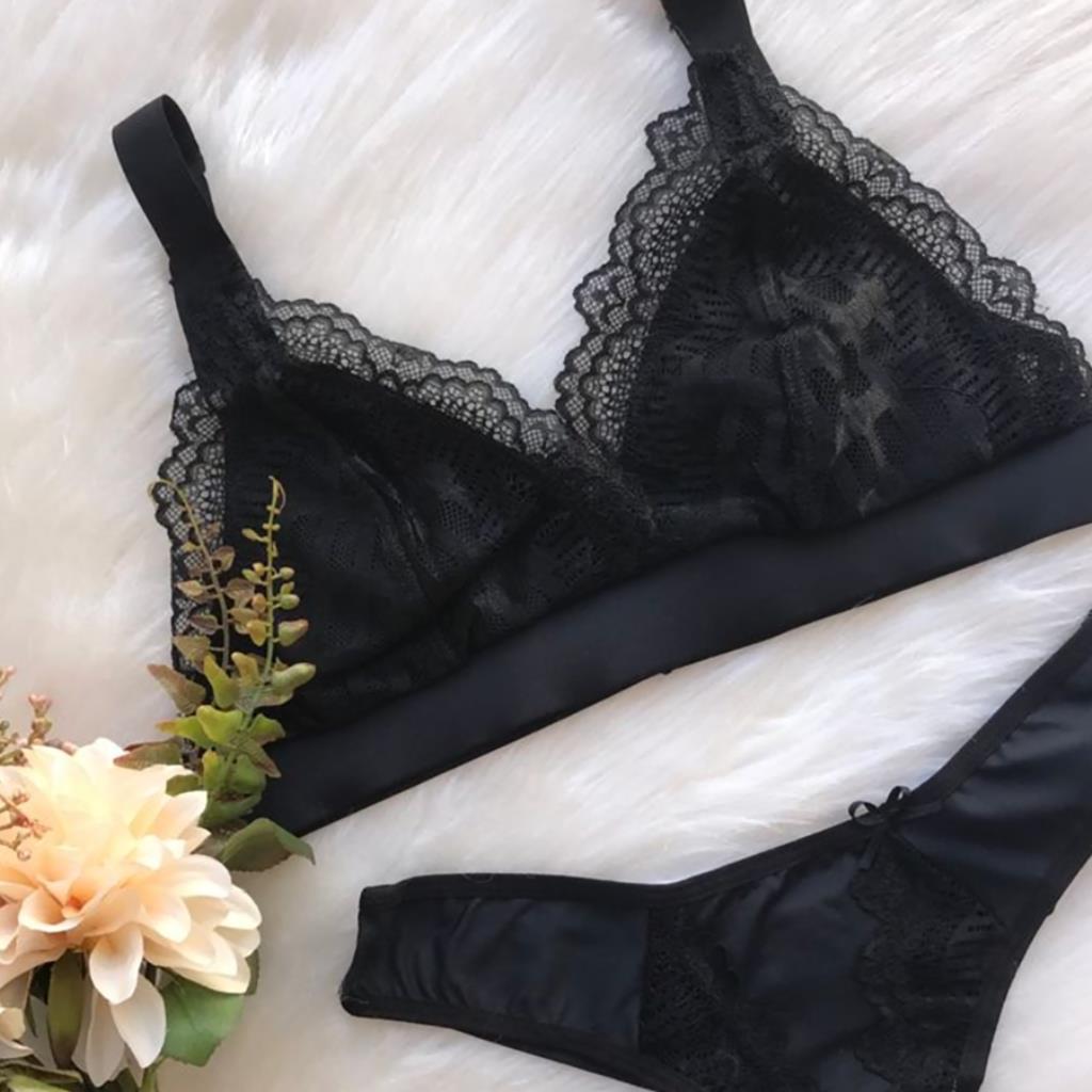 [TAM. M] CONJUNTO PRISCILA PRETO S/ ARO