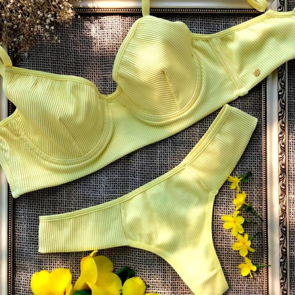 [TAM. M] CONJUNTO JAZZ FIO DUPLO SUNKISSES