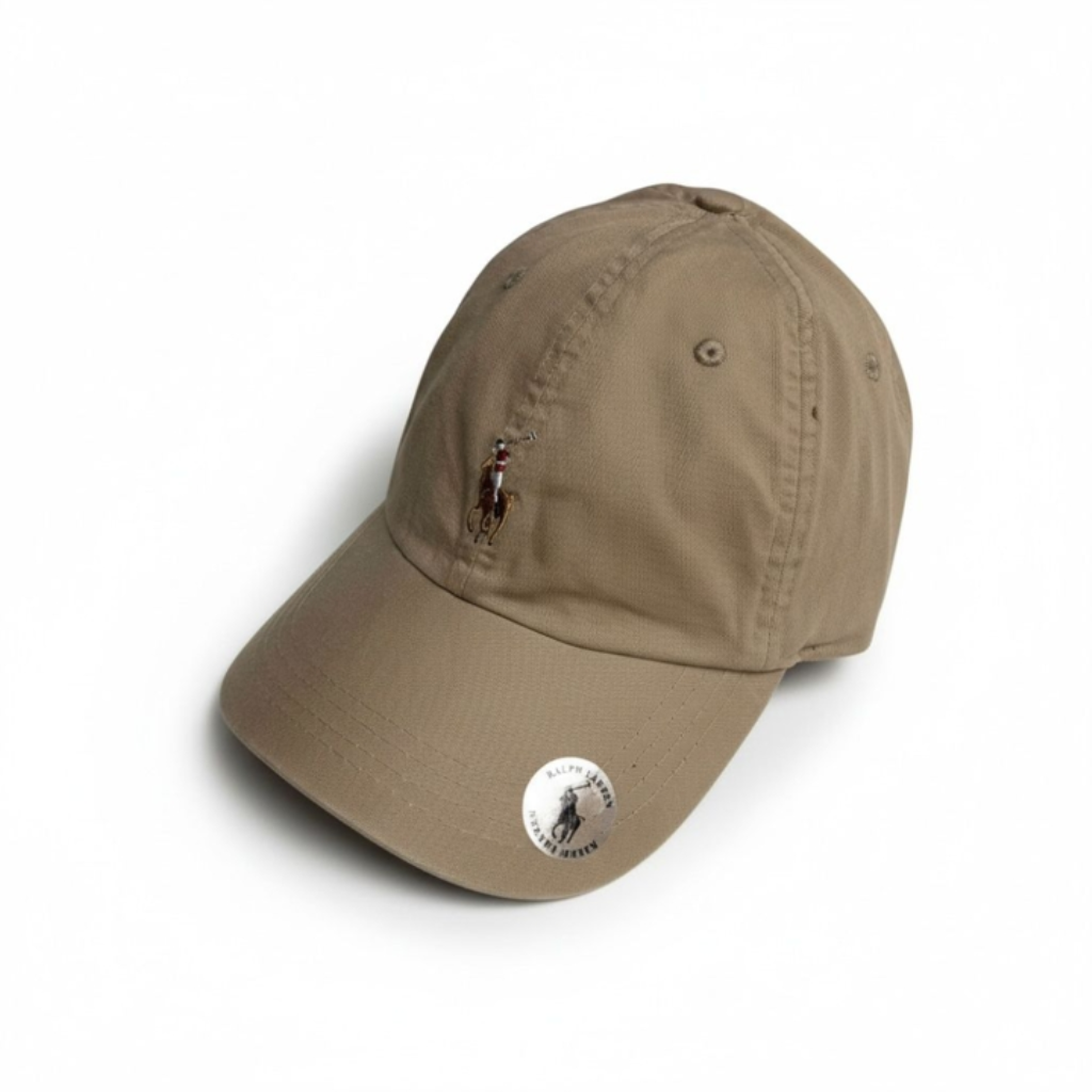 BONE RALPH LAUREN BEGE - LOGO COLORIDO