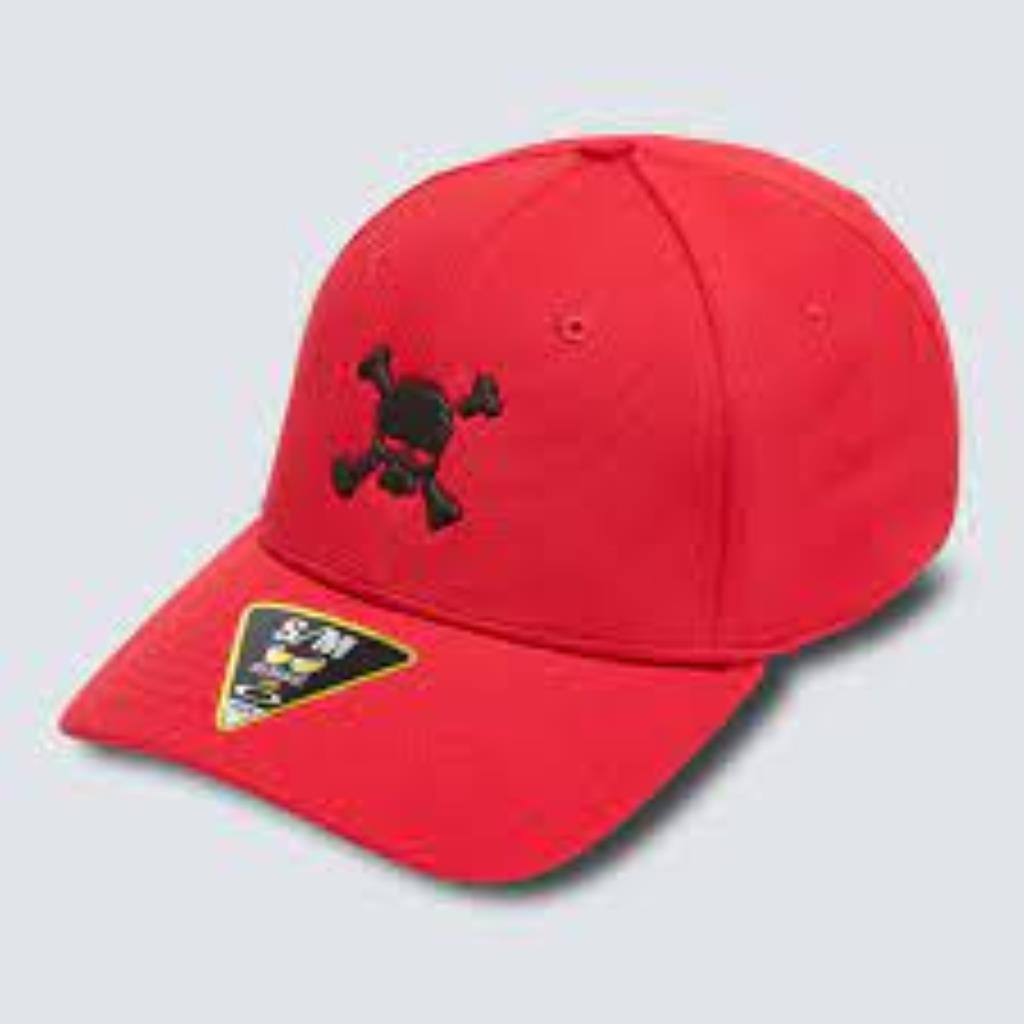 OAKLEY BONE SCATTER SKULL FF HAT VERMELHO P/M