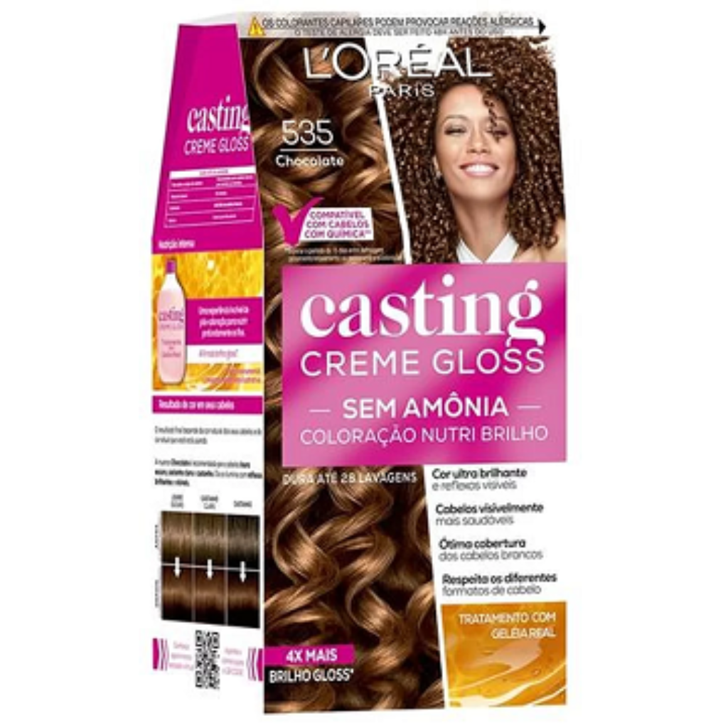 Tintura Tonalizante Casting Creme Gloss Nº 535 Chocolate 1X1 M1S102632