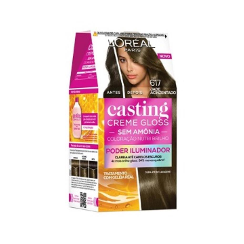 Tintura Tonalizante Casting Creme Gloss Nº 617 Jade Acinzentado 1x1 P1O444839