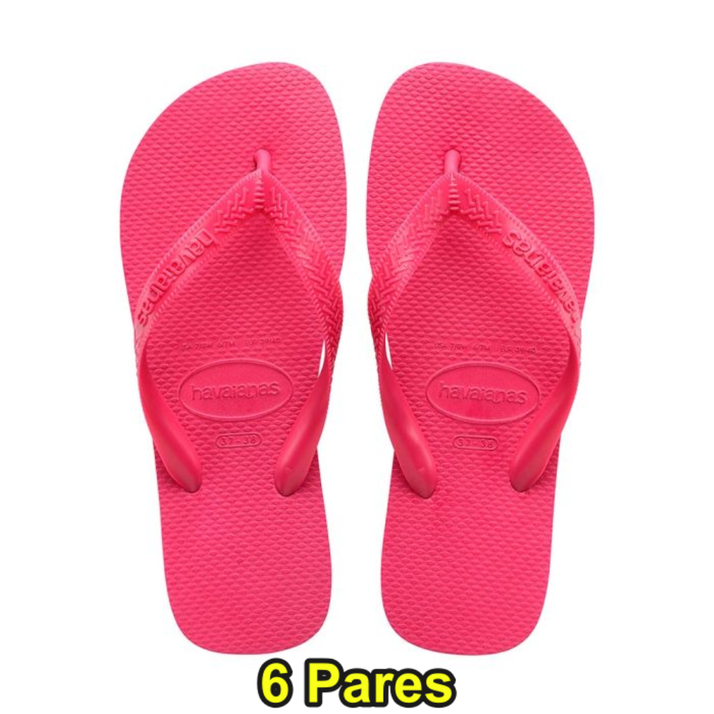 Sandália Havaianas Top Lisa Pink Eletric 33/34 (6 PARES) P1O442379