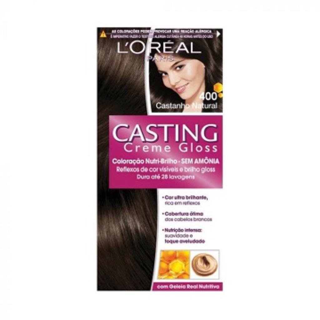 Tintura Tonalizante Casting Creme Gloss Nº 400 Castanho Natural 1x1 P1O425649 M1S102627