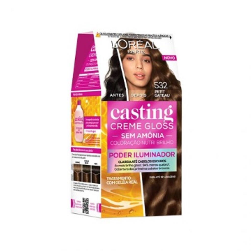 Tintura Tonalizante Casting Creme Gloss Nº 532 Petit Gateau 1x1 P1O444837