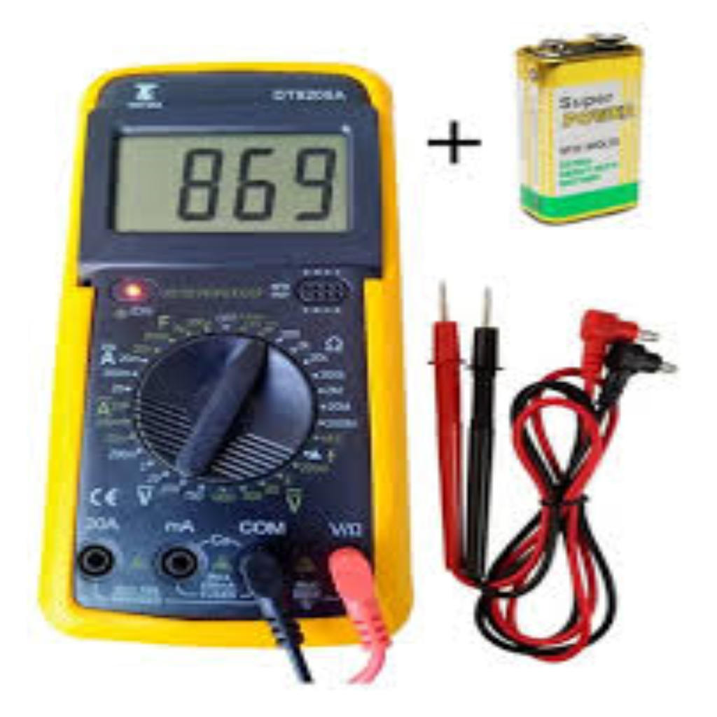 CAPACIMETRO DIGITAL - DT-9205A C/ BATERIA.