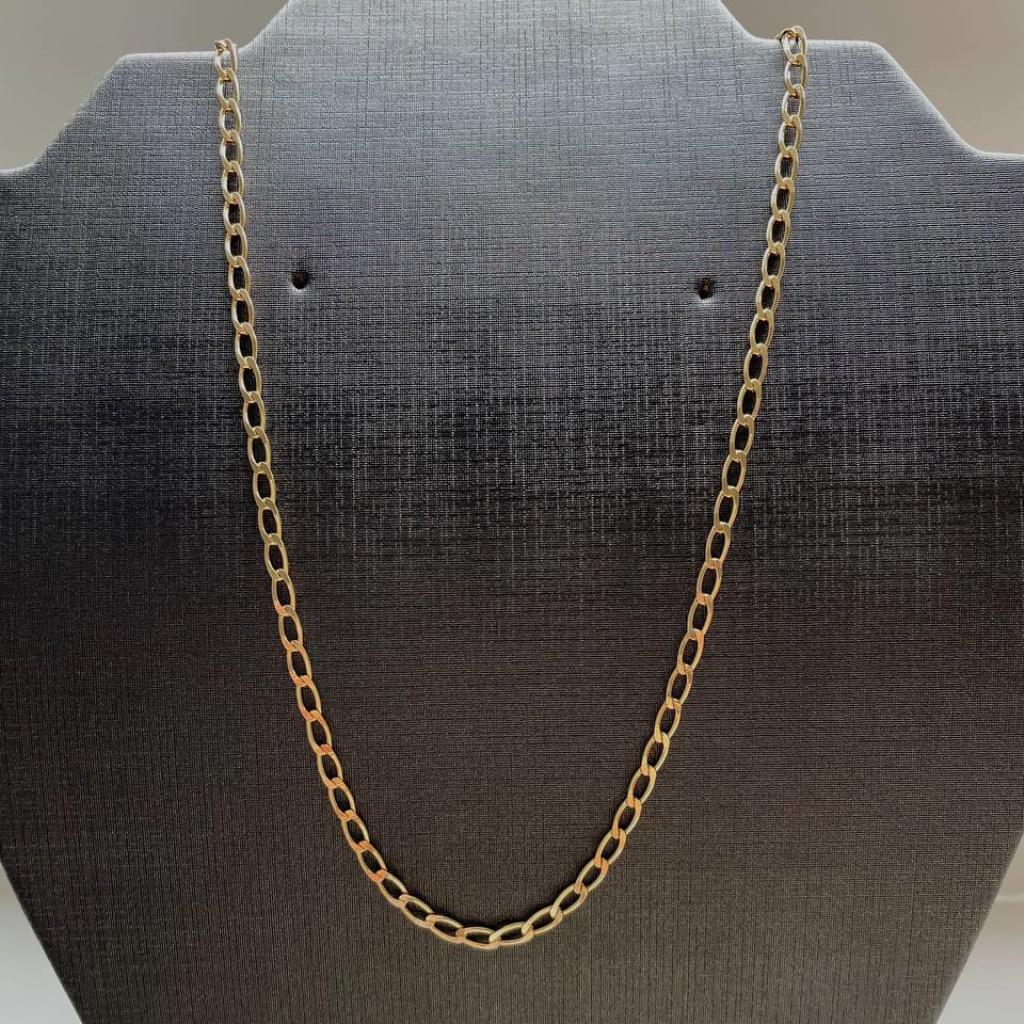 Corrente Masculina Elo Tradicional Lisa - 60cm