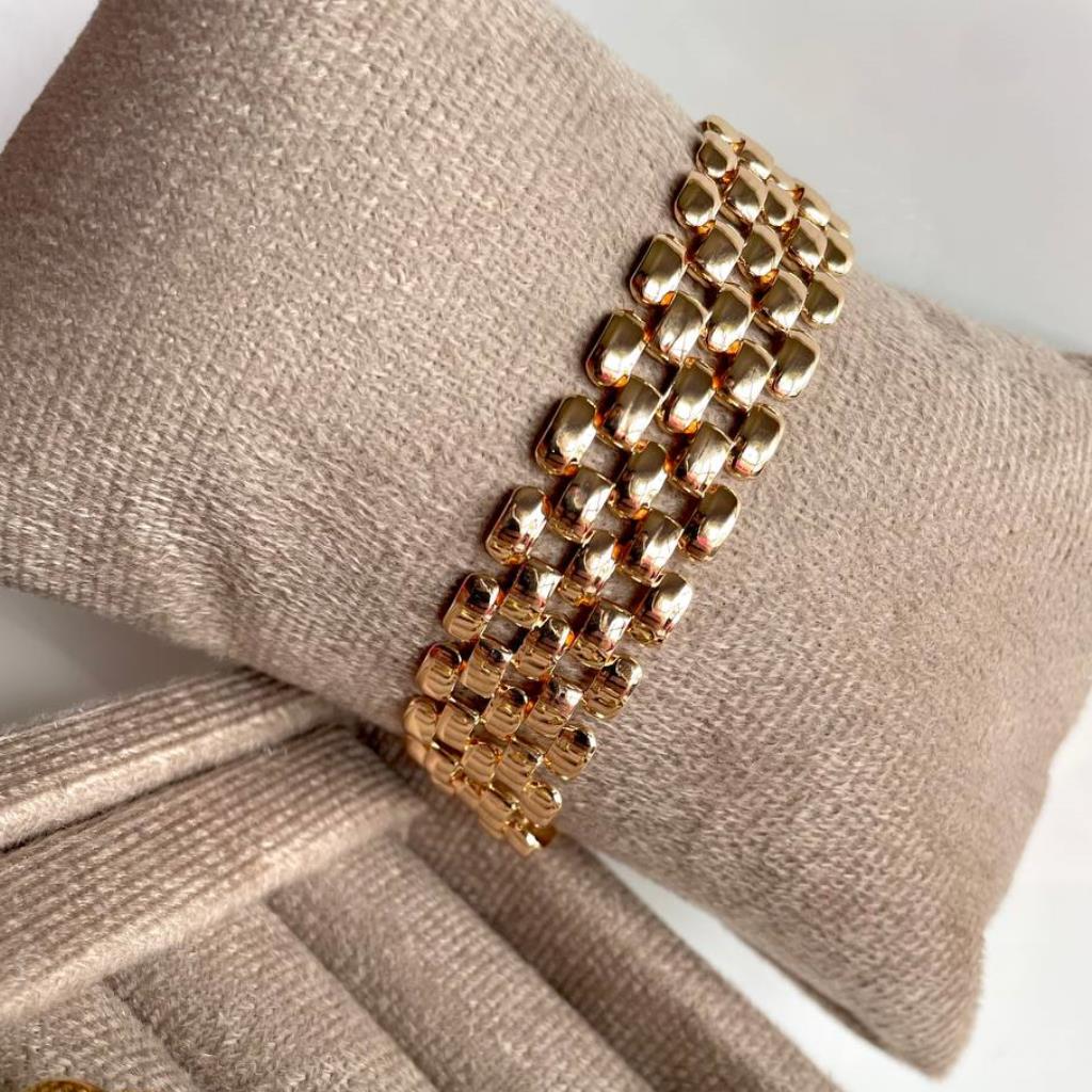 Pulseira Esteira Larga 18cm