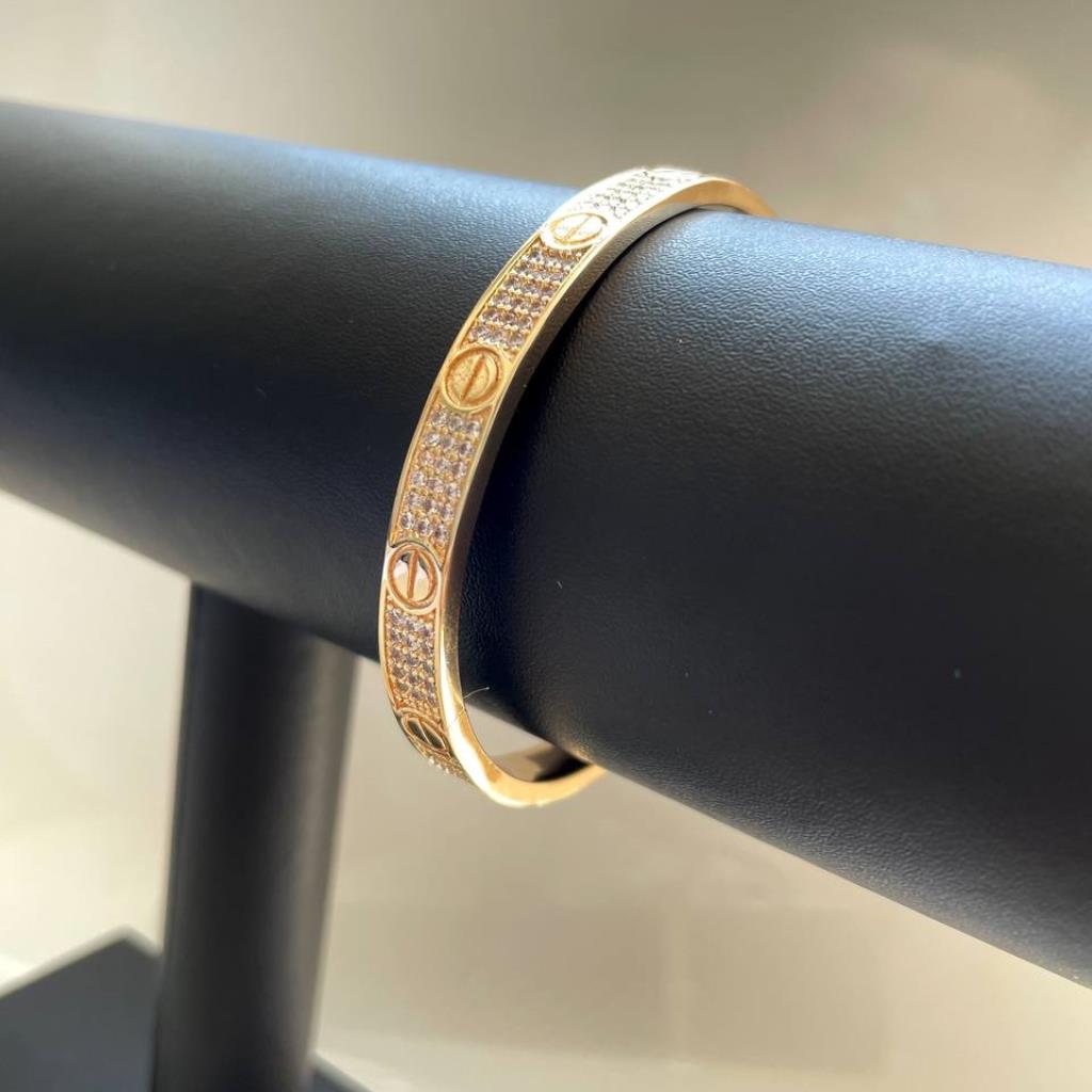 Bracelete Prego Cravejado