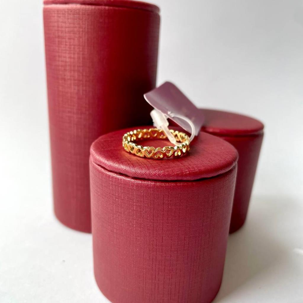Anel com Mini Coraçõezinhos
