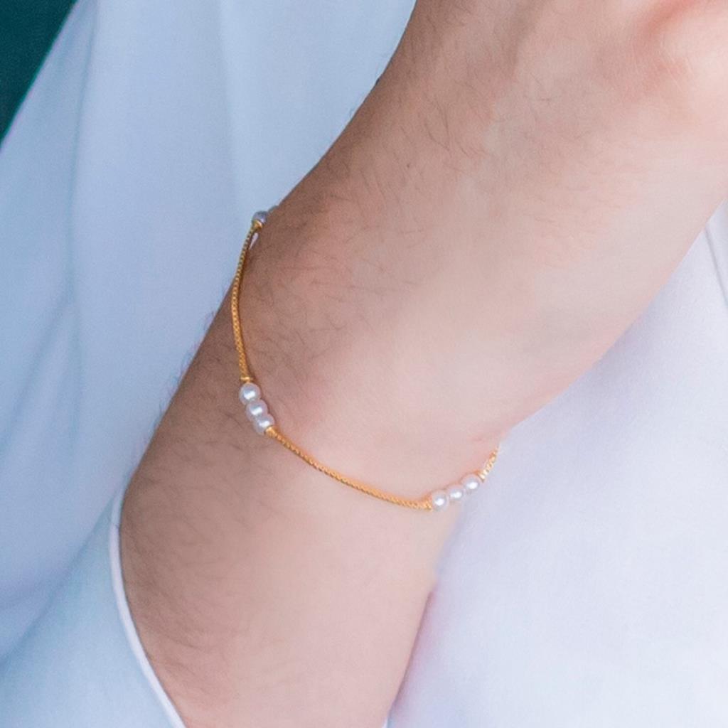 Nm. Pulseira Pérolas 17,5cm