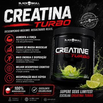 CREATINA TURBO BLACK SKULL 300G