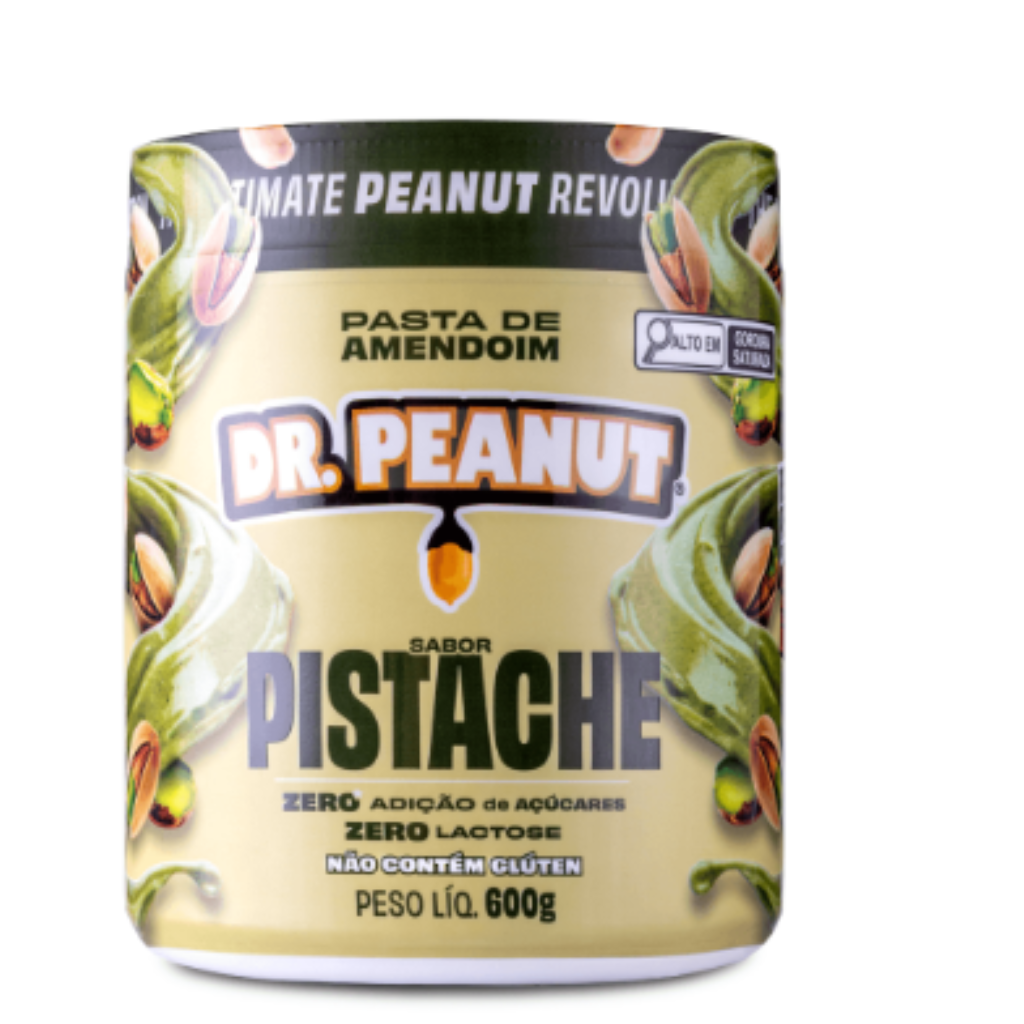 PASTA DE AMENDOIM DR PEANUT PISTACHE 600G