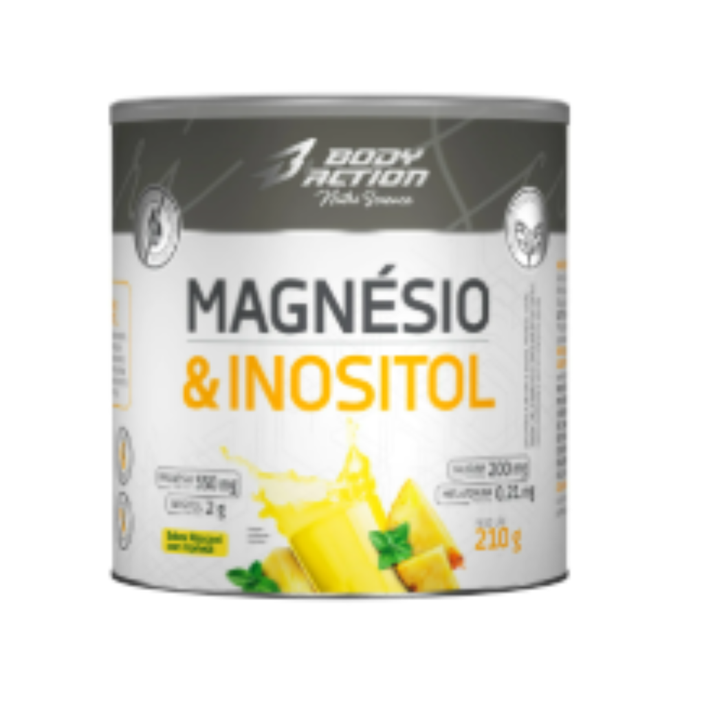 MAGNESIO INOSITOL BODYACTION ABACAXI COM HORTELA 210G