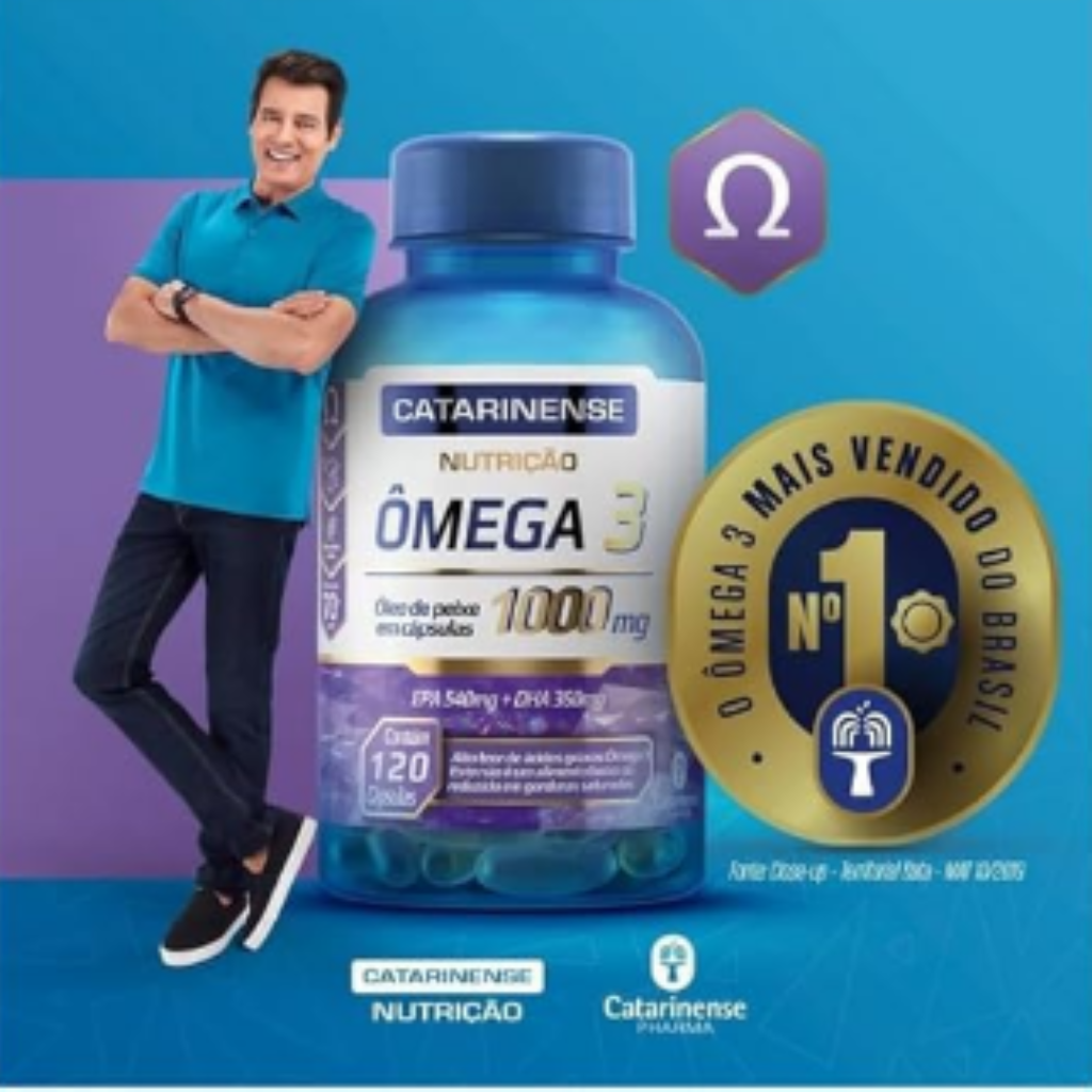 OMEGA 3 1000MG CATARINENSE 120 CAPSULAS